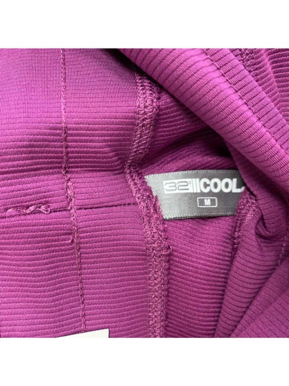 NWT 32 Degrees Cool Women's M Active Flare Pants Purple High Waist Pockets P0670 - Picture 8 of 15